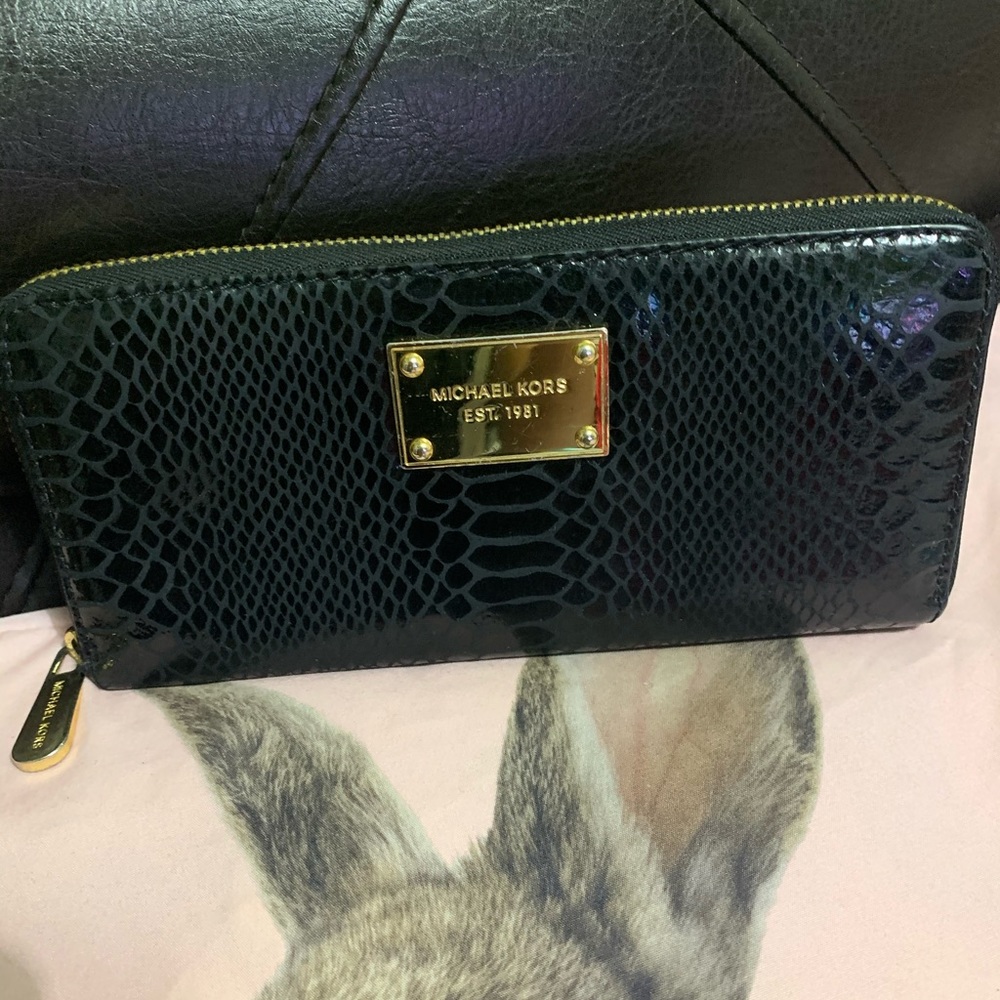 Michael Kors Python Embossed Wallet - image 2